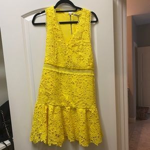Alice + Olivia Yellow Dress - NEW WITH TAGS